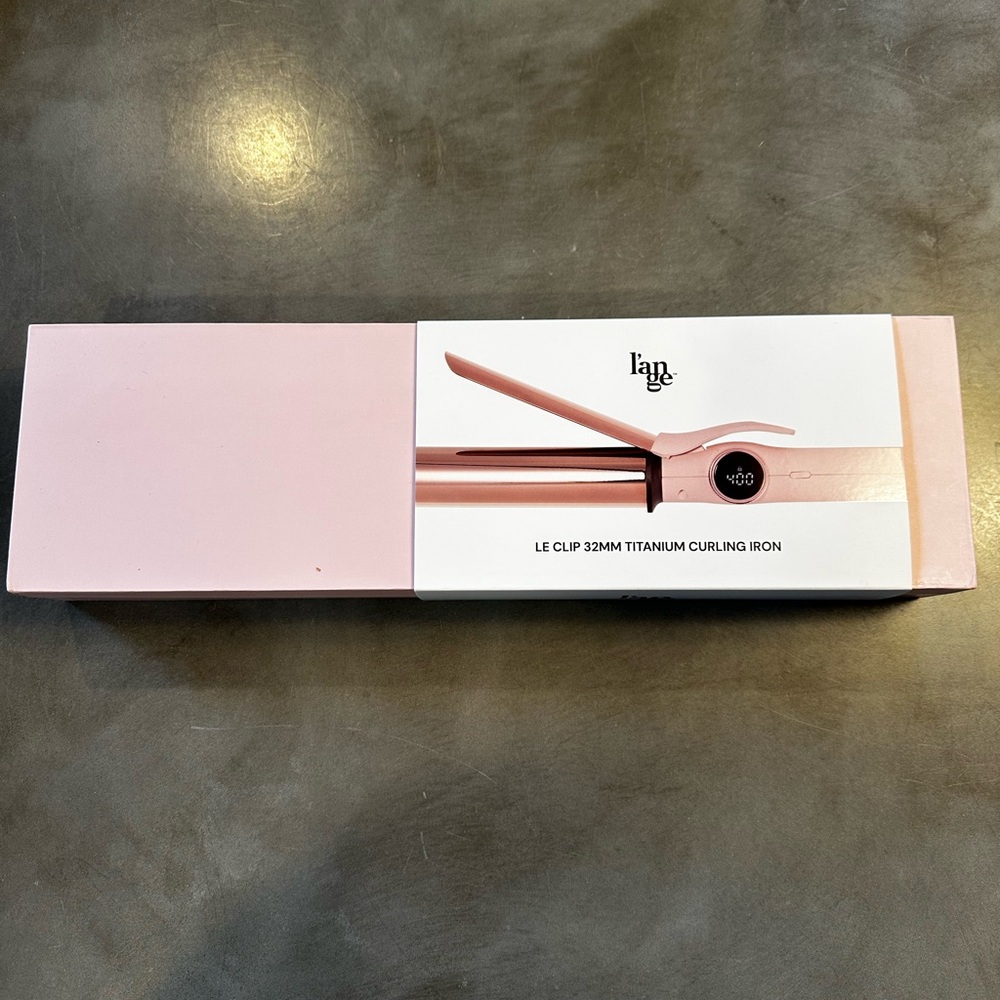 L'ange Pink Titanium Curling Iron